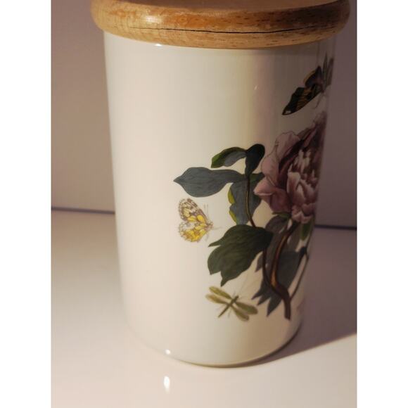Portmeirion Botanic Gardens Peony Jar with Lid Vase Floral Storage Canisters - Picture 3 of 13
